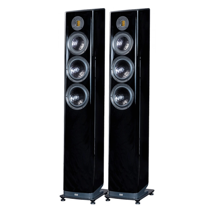 ELAC VELA FS 409.2 black * high gloss pair tallboy type speaker 