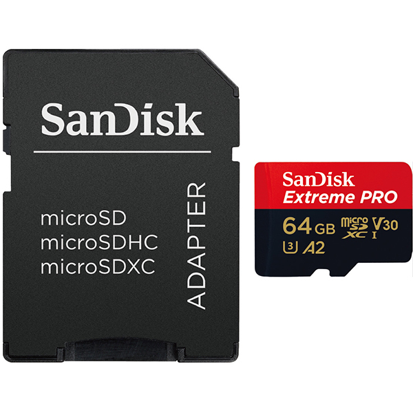 SanDisk Extreme PRO SDSQXCY-064G-JO3CD （64GB） ［ヨドバシカメラ限定モデル］ MicroSDメモリーカードの商品画像