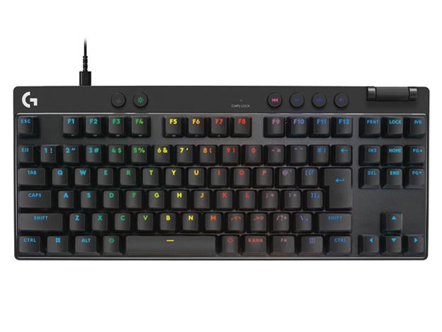 logicool PRO X TKL ラピッドトリガー ゲーミングキーボード G-PKB-TKL-RTBK（ブラック/ホワイト/マゼンタ）