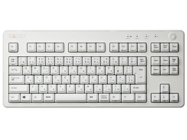 東プレ 東プレ REALFORCE R3 テンキーレスキーボード 静音モデル・キー