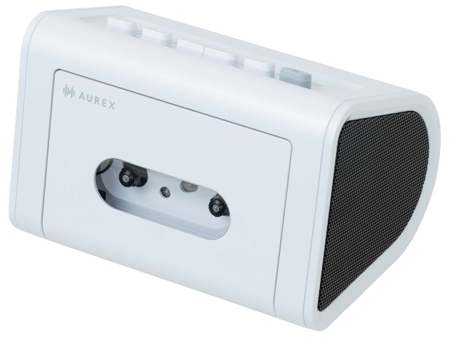 TOSHIBA Aurex カセット付きワイヤレススピーカー AX-R10 ホワイト