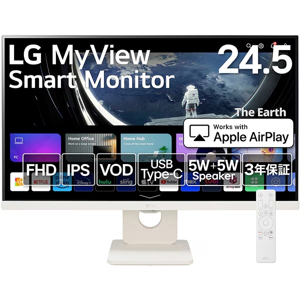 LGエレクトロニクス LG MyView Smart Monitor 27SR50F-W （ホワイト