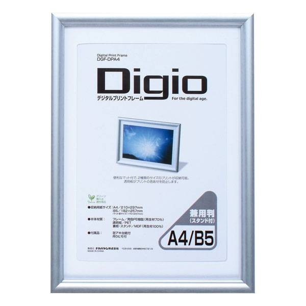 ナカバヤシ デジタルプリントフレーム A4・B5兼用 DGF-DPA4 × 1個の商品画像