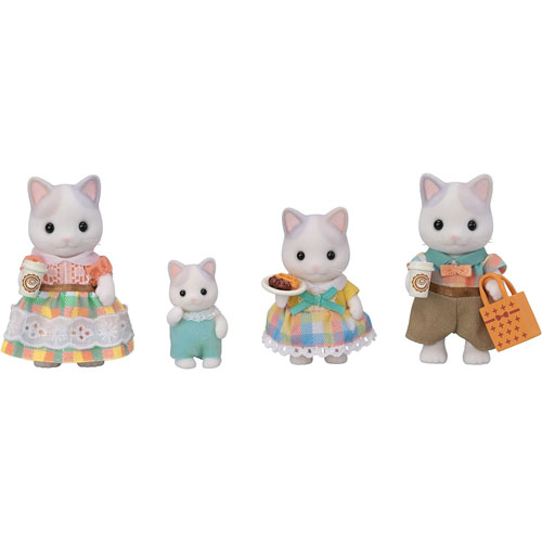  Sylvanian Families кукла Latte кошка Family FS-52 4 body комплект 