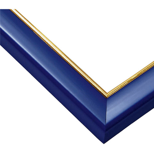 ウッディーパネルエクセレント ゴールドライン 38x53cm （シャインブルー）の商品画像