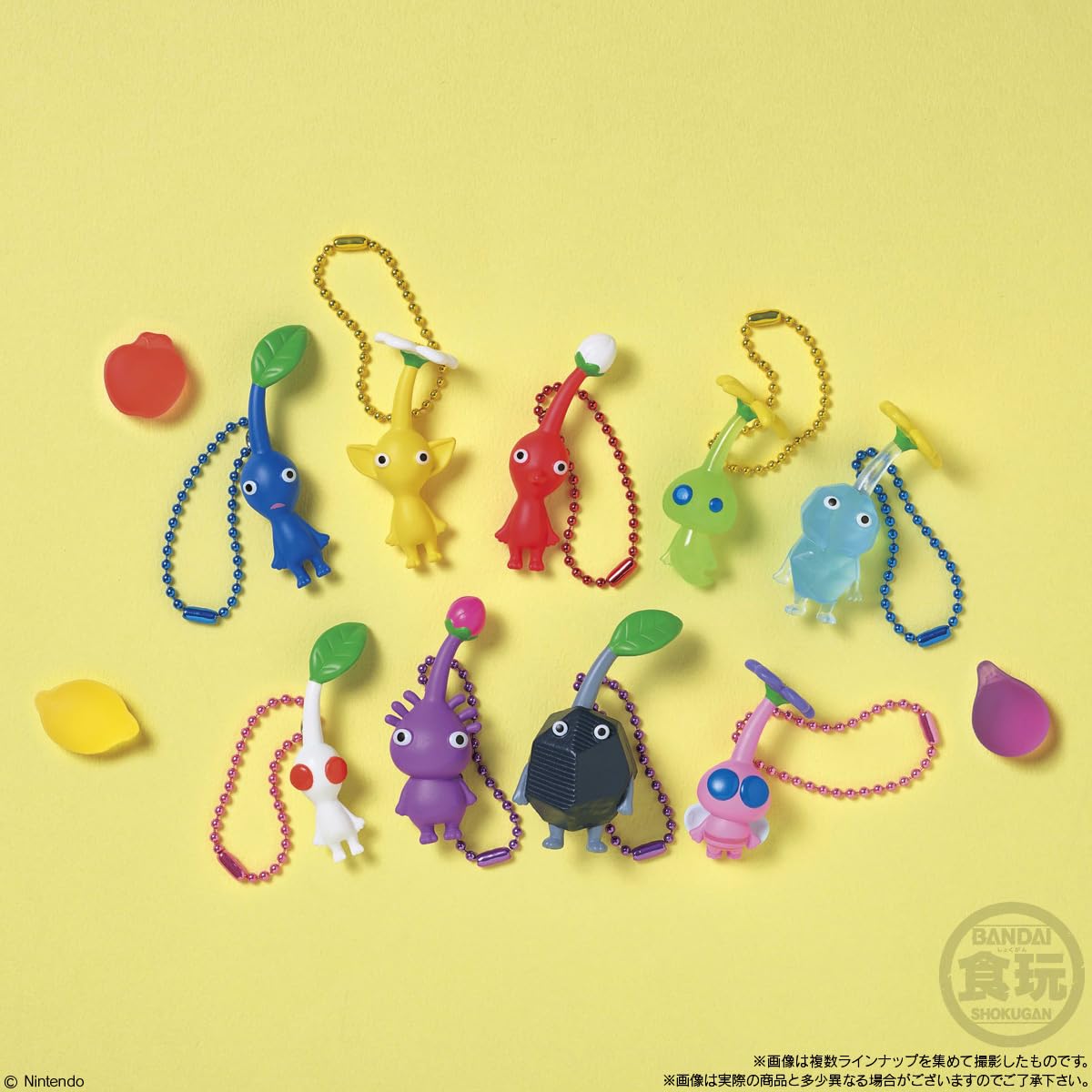  Bandai (BANDAI)pikmin эмблема &amp; фрукты gmi2(2025 обновленный ) (12 штук ) Shokugan *gmi сладости (pikmin)