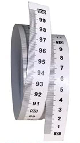  Major ruler sticker scale . seal vertical writing ( half transparent, 2.2cmx1M)