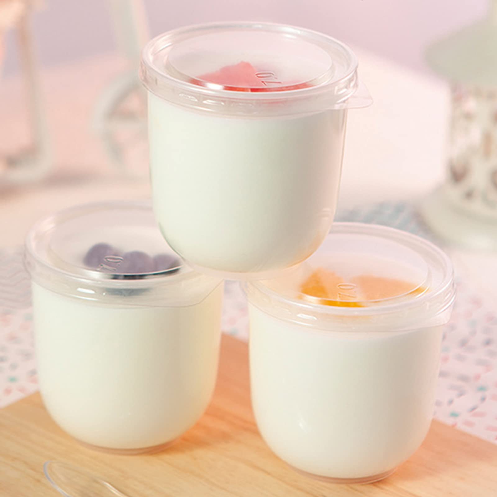  desert cup, cover attaching 50 pack plastic cup, disposable high temperature enduring . desert cup, milk pudding mousse p DIN g jelly tiramisu for pa- tea cup 