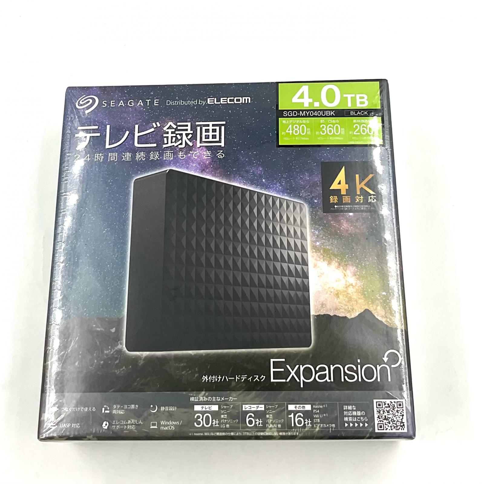 ELECOM SGD-MY040UBK [SGD-MYシリーズ 4TB ブラック] HDD