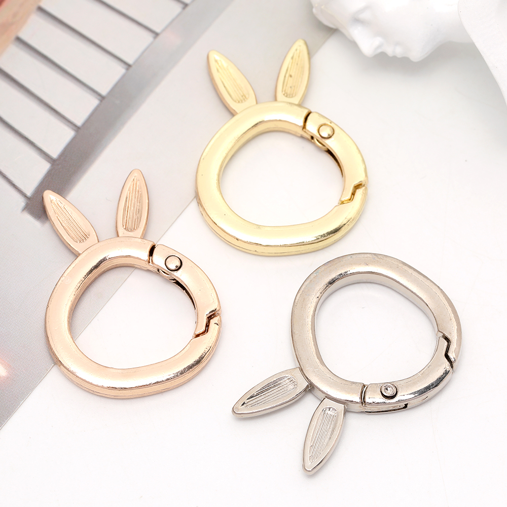 u..kalabina rabbit key ring pushed . included type 27.5×37mm(2 pieces )