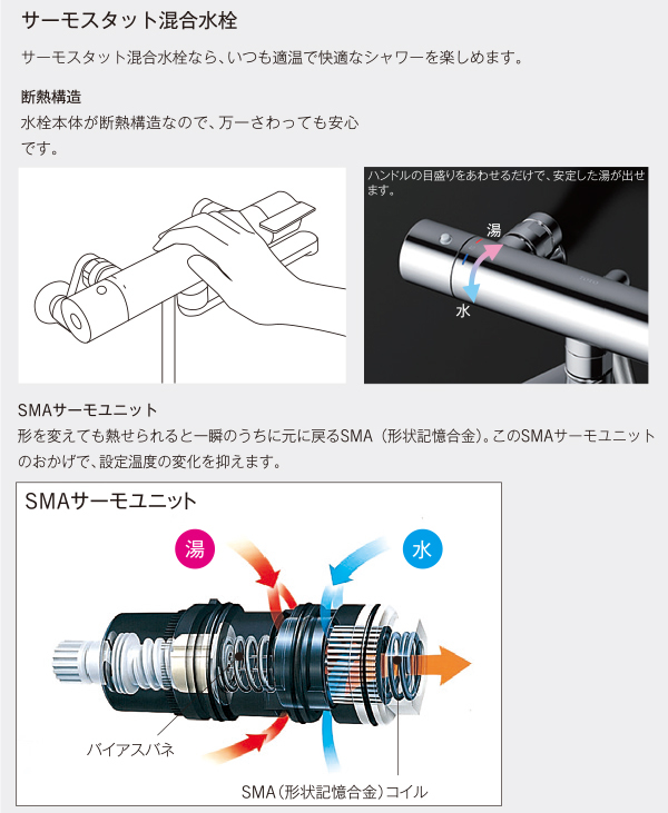 TOTO 浴室用壁付サーモスタット混合水栓 一般地用 コンフォート TOTO 浴室用壁付サーモスタット混合水栓 一般地用 コンフォート