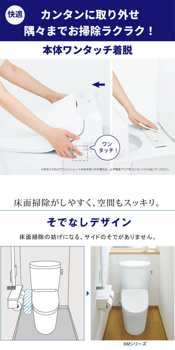 市場 Toto ウォシュレット 瞬間式 温水洗浄便座 Kmシリーズ