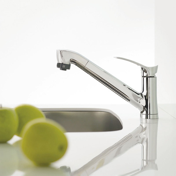 SANEI ワンホールシングルレバースプレー混合栓 一般地用 K87120JV-13