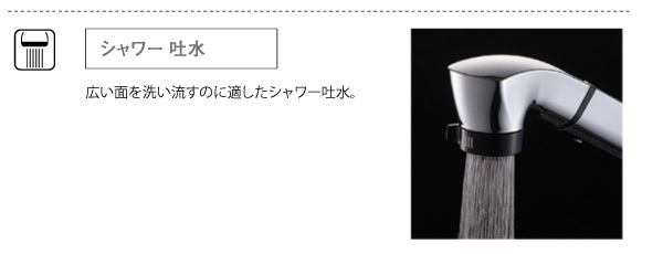 SANEI ワンホールシングルレバースプレー混合栓 一般地用 K87120JV-13