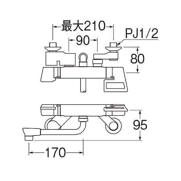SANEI(水栓金具) SANEI 壁付サーモスタットシャワー混合栓 SANEI(水栓金具) SANEI 壁付サーモスタットシャワー混合栓