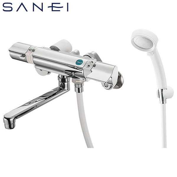 SANEI 壁付サーモスタットシャワー混合栓 一般地用 SK18121CT-13 水栓 