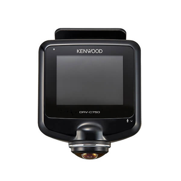 ケンウッド 360°ドライブレコーダー DRV-C750 車載カメラ 360度撮影 前後左右 車内撮影 高画質 Gセンサー HDR搭載 ドラレコ
