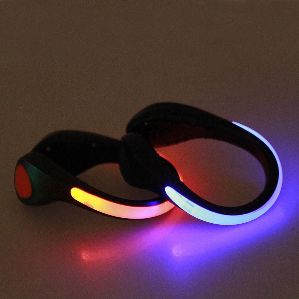 [2 piece set ] traffic accident from child ...! safety light shoes ... only. easy installation light ..... appeal shoes clip Night light LED