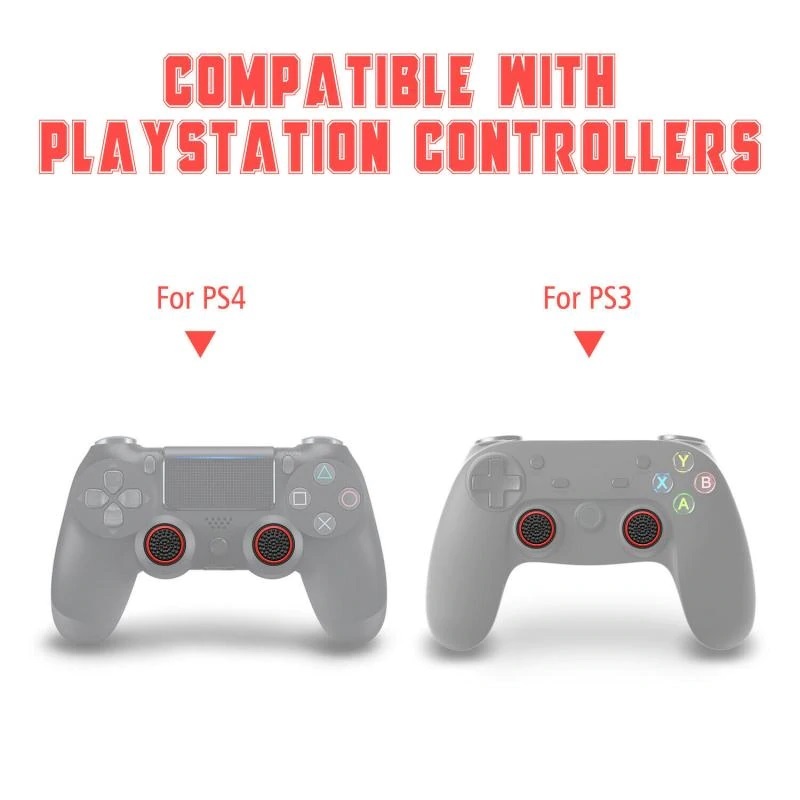 4 piece set analogue stick silicon cover joystick protective cover assist cap PS3 / PS4 / Xbox 360 / Wii U / Wiinn tea k correspondence 