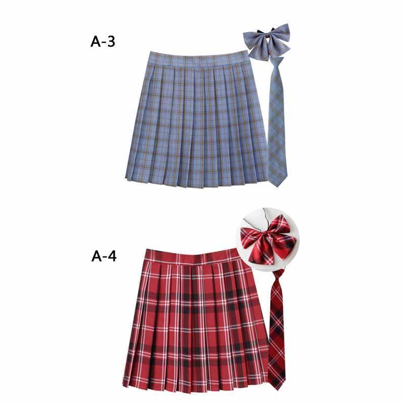  форма студент форма юбка 3 позиций комплект бабочка ..+ галстук + юбка 35 модель в клетку юбка в складку ( school ~ форма ) женщина высота сырой юбка женский 
