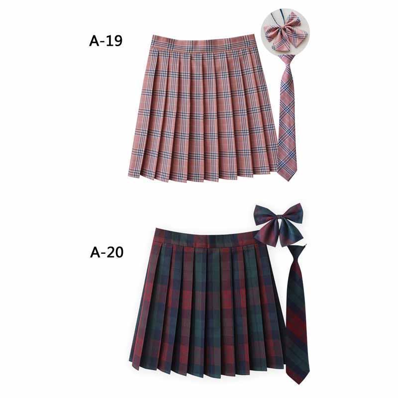  форма студент форма юбка 3 позиций комплект бабочка ..+ галстук + юбка 35 модель в клетку юбка в складку ( school ~ форма ) женщина высота сырой юбка женский 