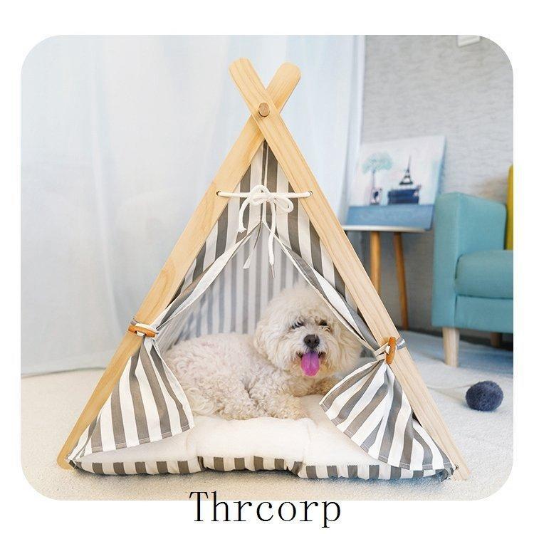  для домашних животных домашнее животное house tipi- палатка домашнее животное bed из дерева собачья конура нежный. подушка имеется bed собака домик для кошек кошка собака заяц 