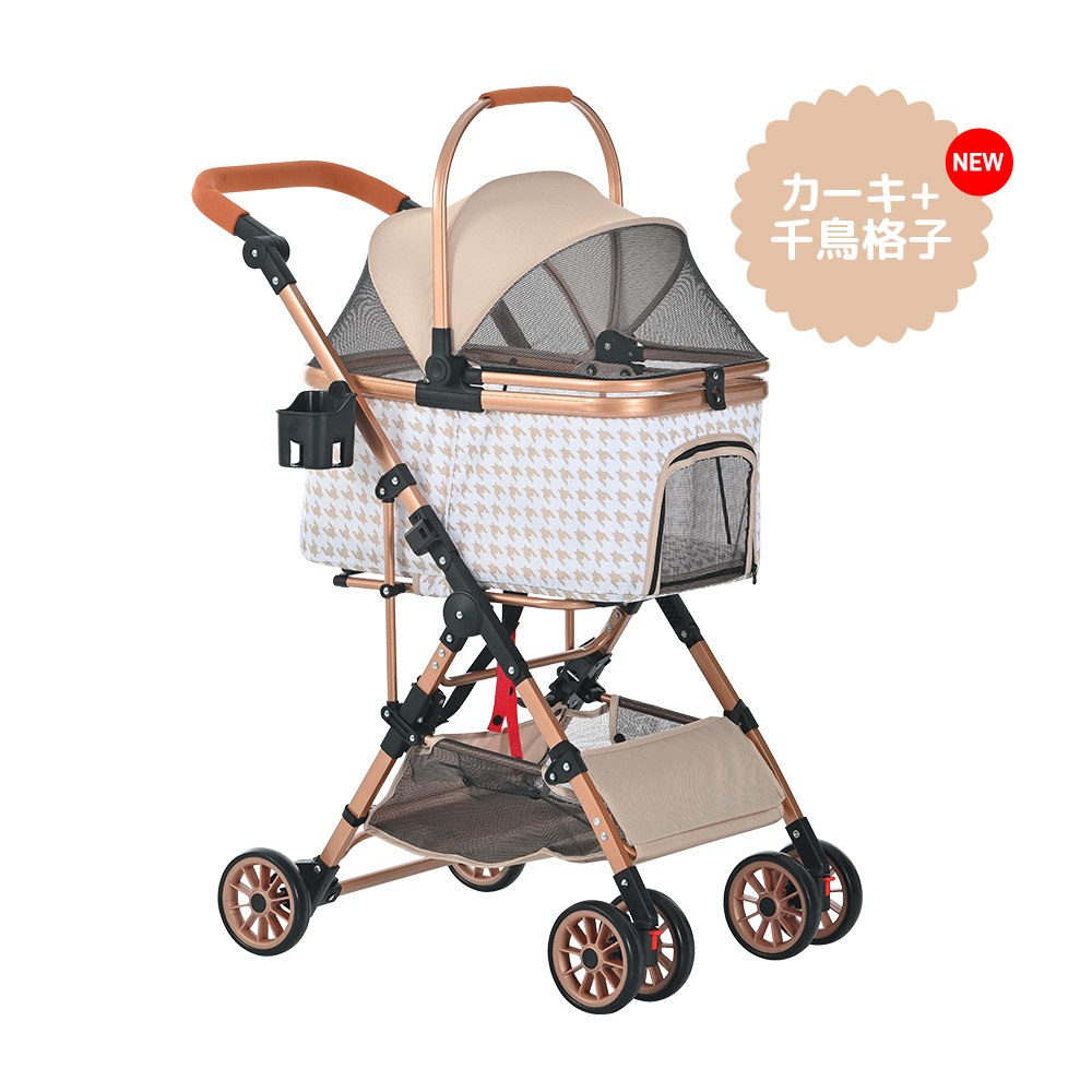 [ limited time price cut ] pet Cart against surface type separation type 2way folding many head medium sized dog small size dog 4 wheel aluminium independent possible storage light weight stopper attaching construction easy pet 