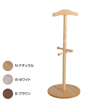 ランドセルハンガーポール W450×D450×H1000mm JJ-100P ナチュラル/ブラウン/ホワイト色の商品画像