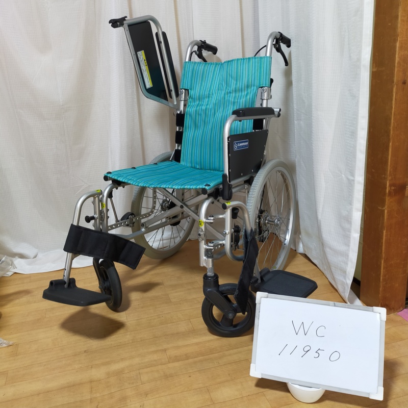  б/у инвалидная коляска B разряд помощь тип инвалидная коляска Kawamura cycle KA818L-40B-HS простой модуль тип помощь type легкий compact WC-11950