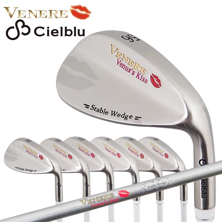 venere× shell bru lady's Wedge Golf Club [ collaboration commodity ][VENERE][Cielblu][ single goods ][ Wedge ][ for women ]