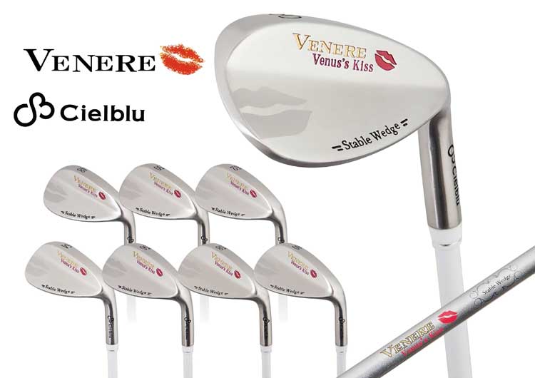 venere× shell bru lady's Wedge Golf Club [ collaboration commodity ][VENERE][Cielblu][ single goods ][ Wedge ][ for women ]