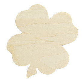  tolepainting foundation [ plain wood clover *3 pieces set B-818] Country Craft Country craft 