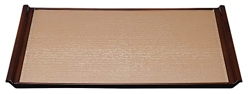 [A] wood grain flight tray silver ... tortoise shell SL shaku 3 size [ nonslip ] [39.4×27.6×1.9cm]