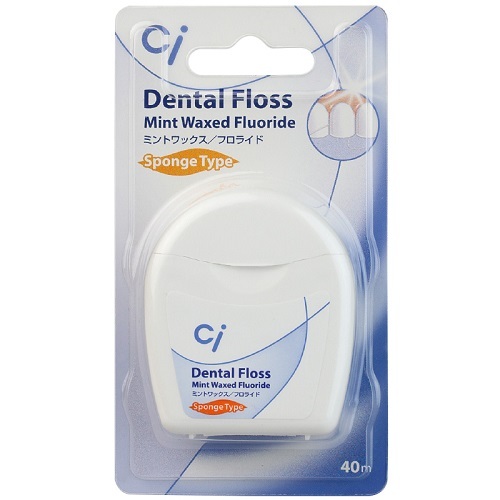 Ciメディカル スポンジフロス ミントワックス・フッ素加工 40m×1個の商品画像