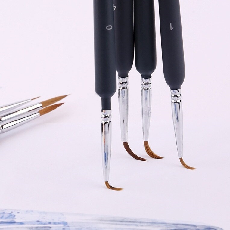  surface . writing brush painting writing brush super superfine 4 pcs set small writing brush superfine plastic model paint brush for maquette water ink picture figure 