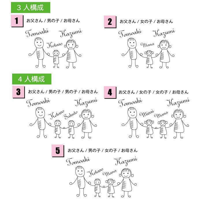 Family Love Fl01 お名前刻印 お祝い キーホルダー ネコポス ネーム 家族 木製 記念 誕生 売れ筋がひ 木製