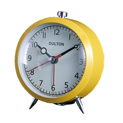 ダルトン アラームクロック 100-053Q/YL（イエロー） 目覚まし時計の商品画像