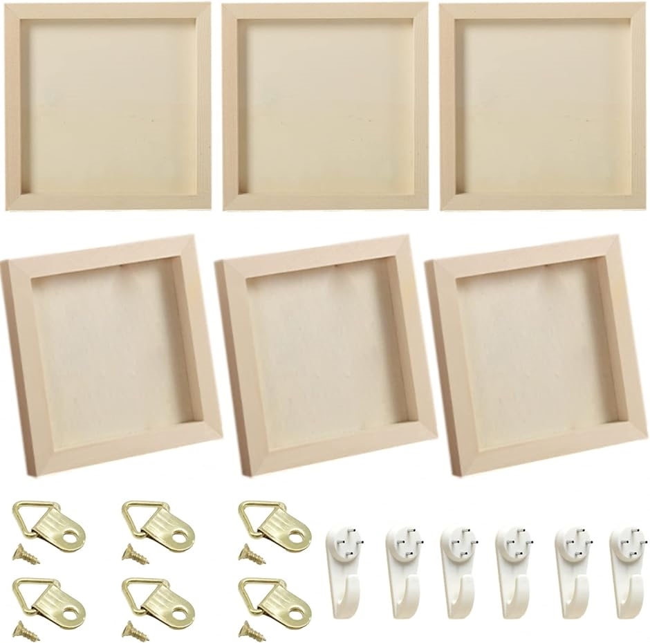  canvas painting materials wooden wood can bath board tree frame wood frame 20cm / 6 piece ( 20cm / 6 piece )