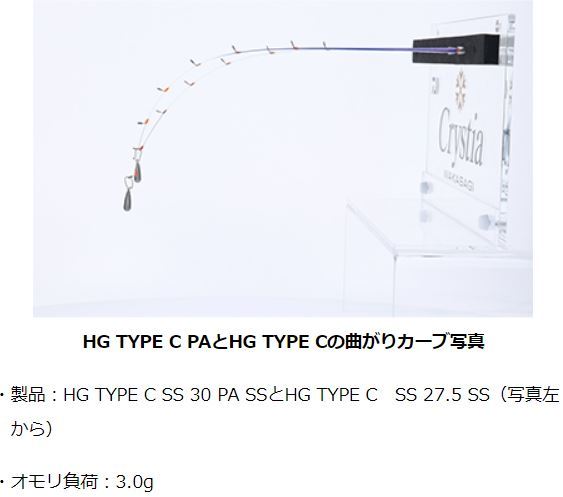  Daiwa Chris tia pond smelt tip TYPE C PA ( parabolic action ) 30cm SSS|SS|S