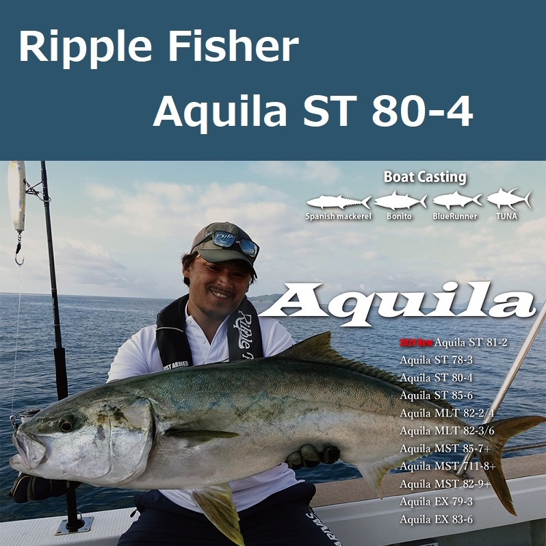 Ripple Fisher 19 Aquila MLT 82-3/6 釣り オフショアロッド