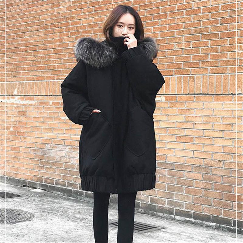  женский милитари жакет Mod's Coat пуховик капот осень-зима теплый зима одежда теплый . способ с хлопком пальто обратная сторона боа искусственный мех холод . меры ходить на работу 