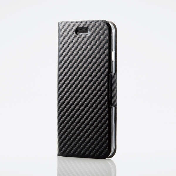 iPhone SE3/SE2/8/7 ULTRA SLIM 磁石付 PM-A22SPLFUCB（カーボン調ブラック）×1個の商品画像