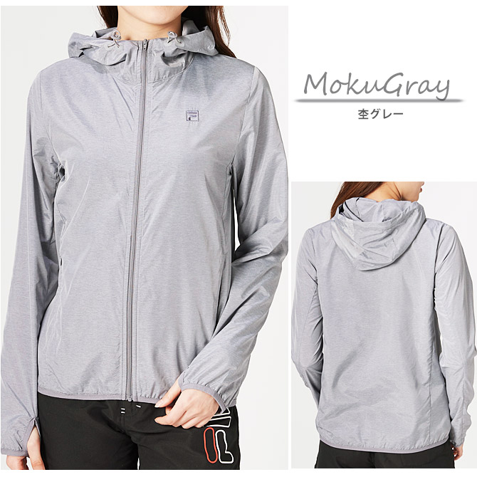 FILA ジップアップウェア ベージュ　レディース カジュアルウェア】ショート丈ジップパーカー / レディース