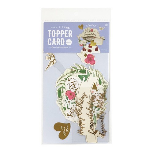 TOPPER CARD(to Parker do) цветок кекс topa- день рождения party украшение украшение установка украшение модный организовать день рождения фото [M рейс 10/25]
