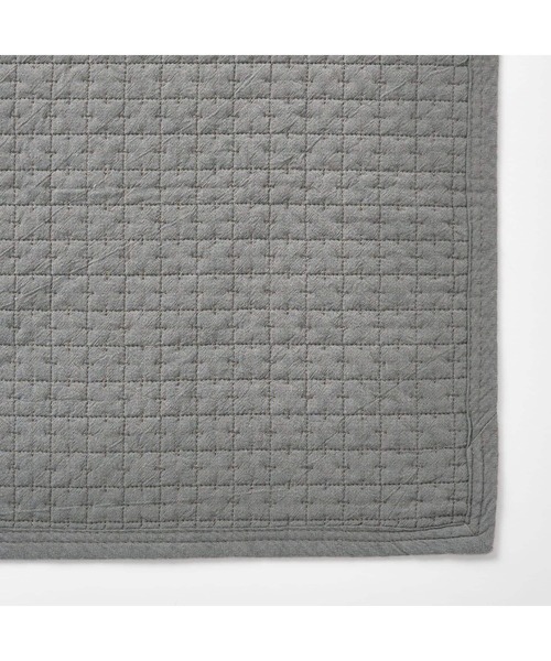 新品　無印良品キルティングラグ 205×245cm 無印良品 洗いざらしの綿キルティングラグ こたつ下敷兼用 205×245cm