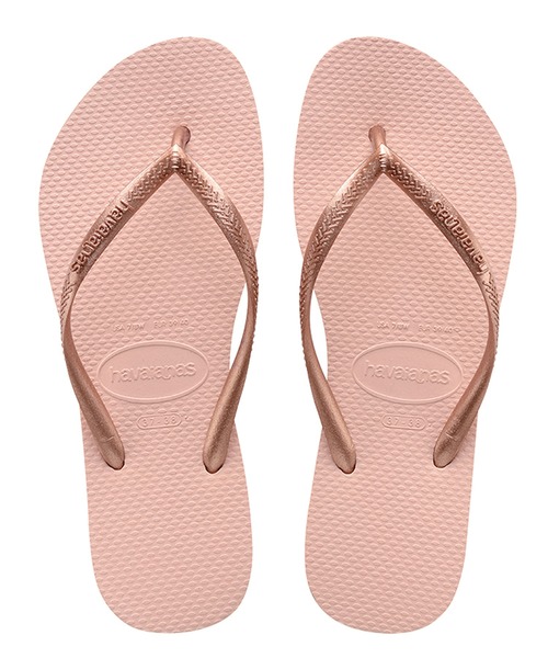  sandals lady's havaianas ( Hawaii hole s) / Slim sandals Raver beach sandals 