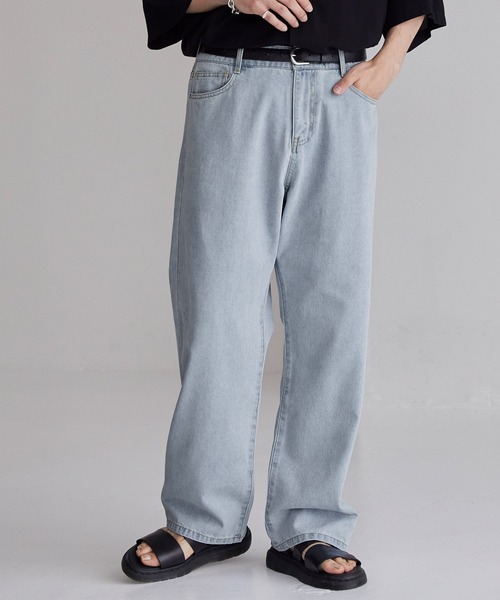  брюки Denim джинсы мужской Roo z распорка Denim брюки / Semi-wide Denim брюки 