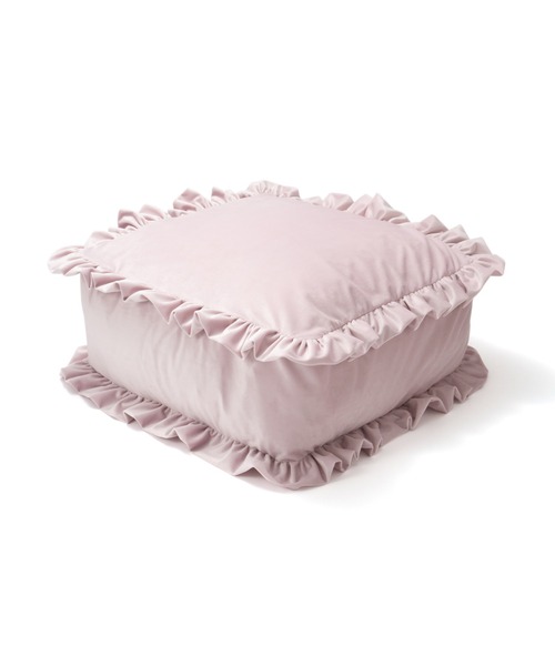  cushion pillowcase lady's cushion become futon storage case pink 