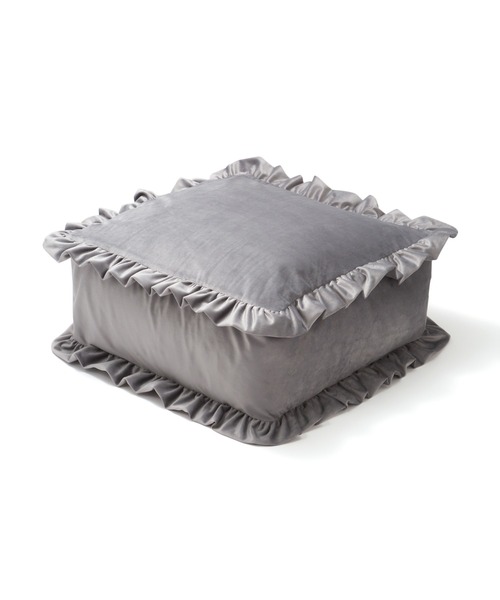  cushion pillowcase lady's cushion become futon storage case light gray 