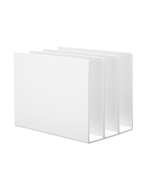 良品計画 スチロール仕切りスタンド・ホワイトグレー 3仕切・小・約210×135×160mm 02856427の商品画像